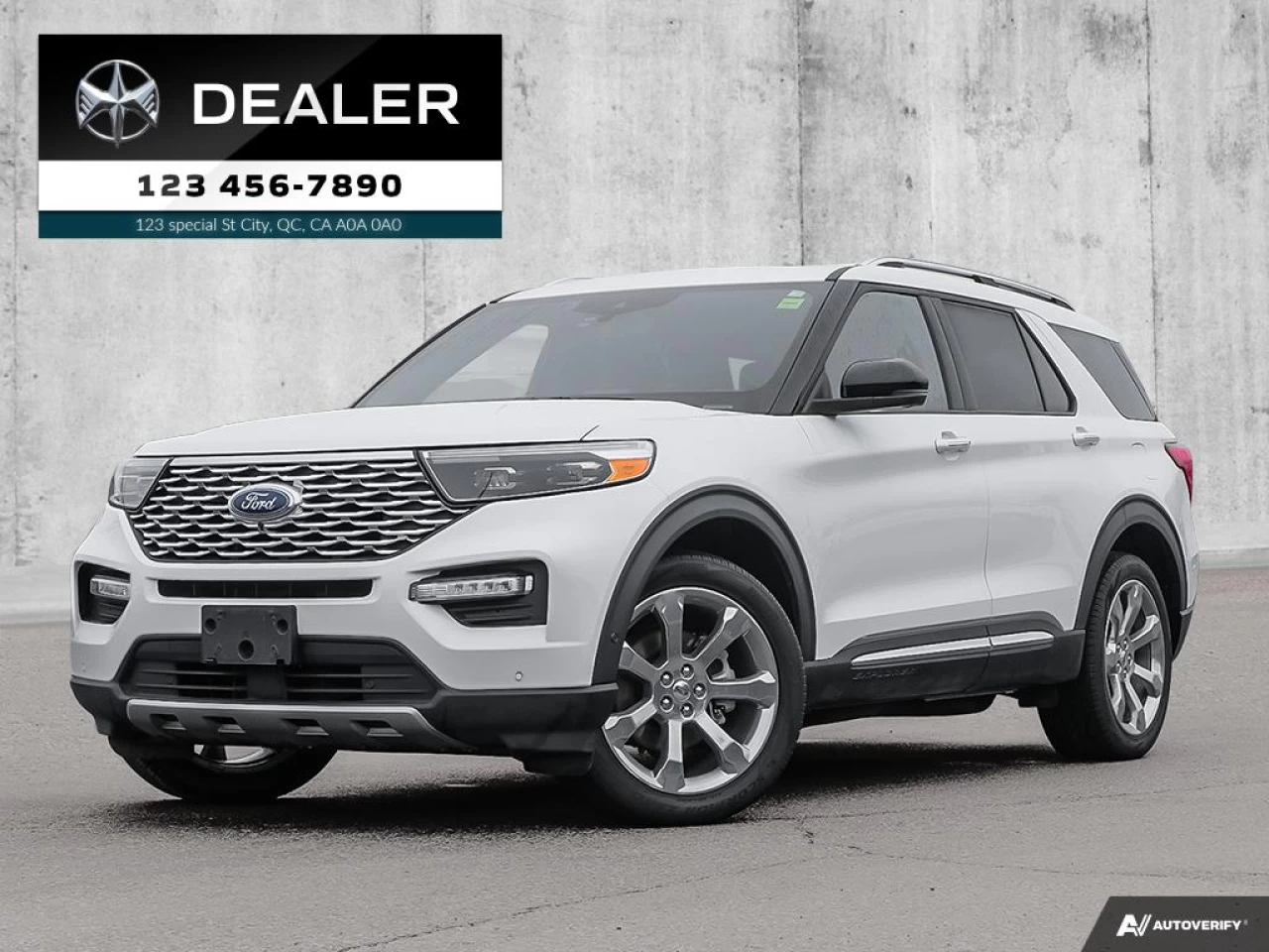 2020 Ford Explorer Platinum Image principale