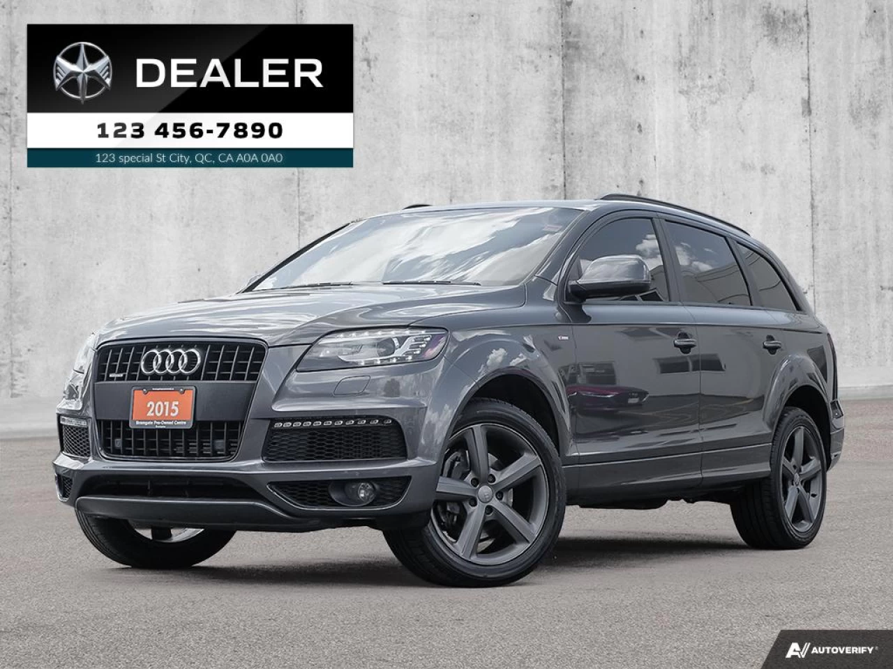 2015 Audi Q7 3.0L TDI Vorsprung Quattro Image principale